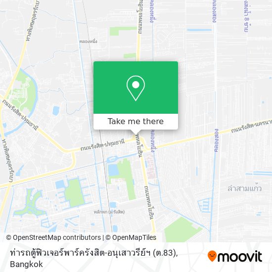 ท่ารถตู้ฟิวเจอร์พาร์ครังสิต-อนุเสาวรีย์ฯ (ต.83) map