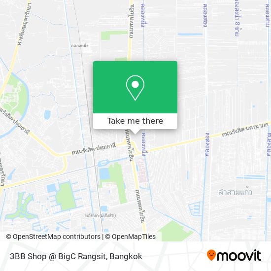 3BB Shop @ BigC Rangsit map
