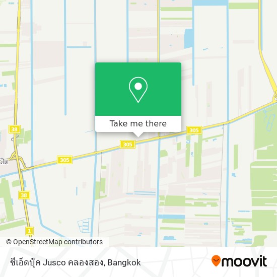 ซีเอ็ดบุ๊ค Jusco คลองสอง map