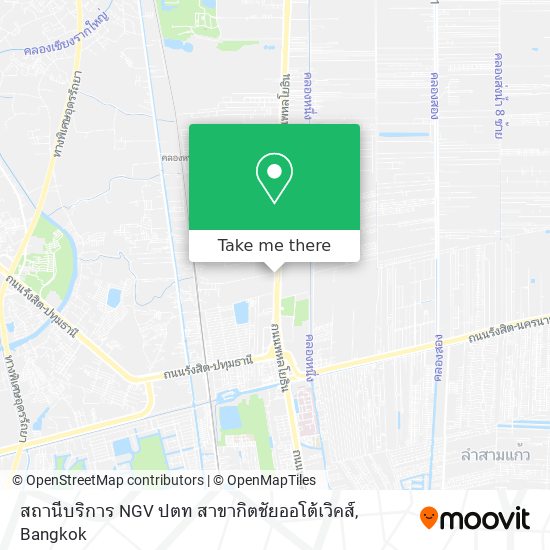 สถานีบริการ NGV ปตท สาขากิตชัยออโต้เวิคส์ map
