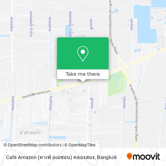 Café Amazon (คาเฟ่ อเมซอน) คลองสอง map