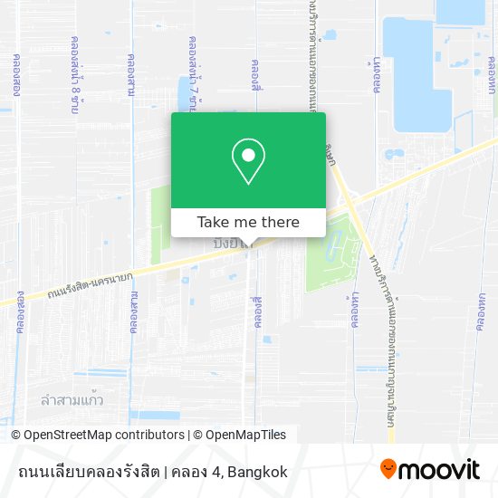 ถนนเลียบคลองรังสิต | คลอง 4 map