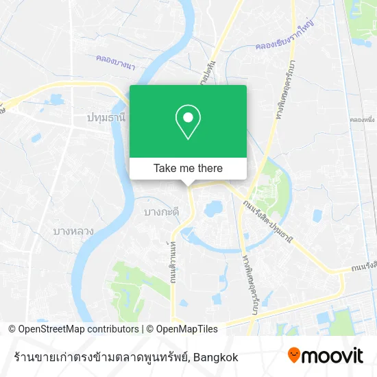ร้านขายเก่าตรงข้ามตลาดพูนทรัพย์ map