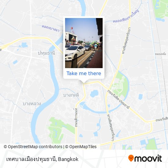 เทศบาลเมืองปทุมธานี map