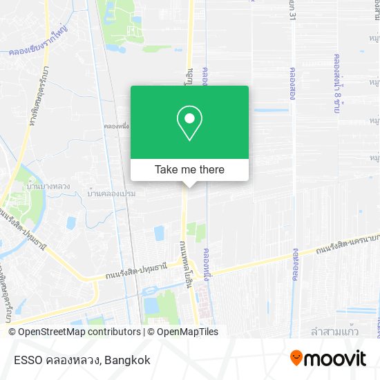 ESSO คลองหลวง map