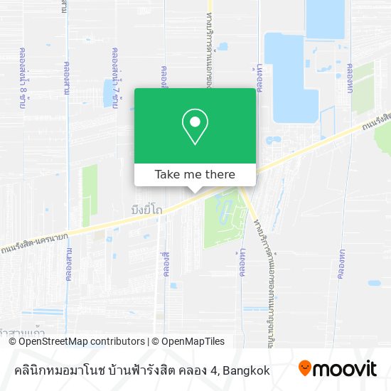 คลินิกหมอมาโนช บ้านฟ้ารังสิต คลอง 4 map