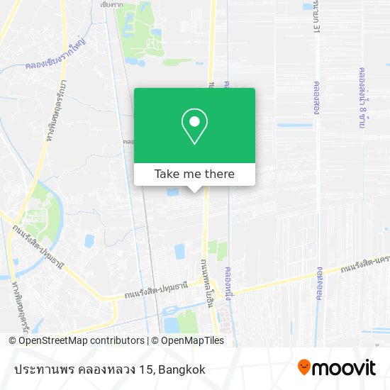 ประทานพร คลองหลวง 15 map