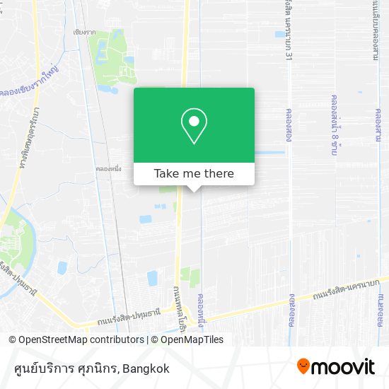 ศูนย์บริการ ศุภนิกร map