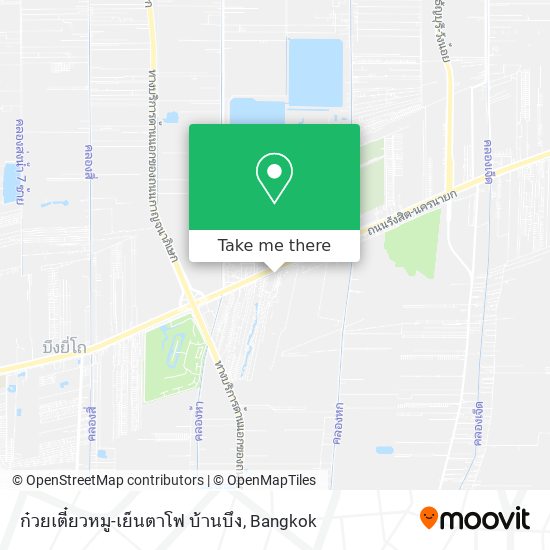 ก๋วยเตี๋ยวหมู-เย็นตาโฟ บ้านบึง map