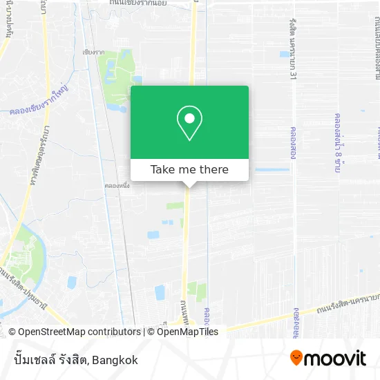 ปั๊มเชลล์ รังสิต map
