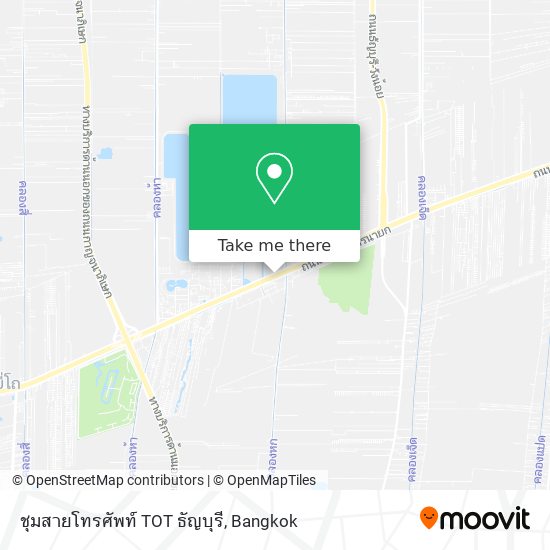 ชุมสายโทรศัพท์ TOT ธัญบุรี map