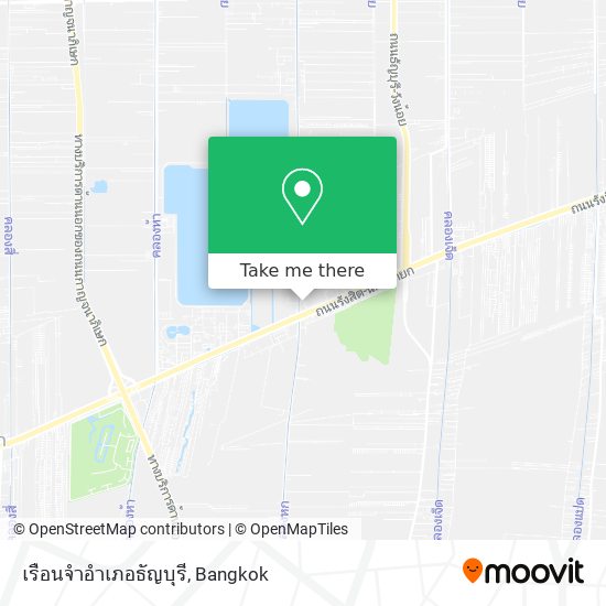 เรือนจำอำเภอธัญบุรี map