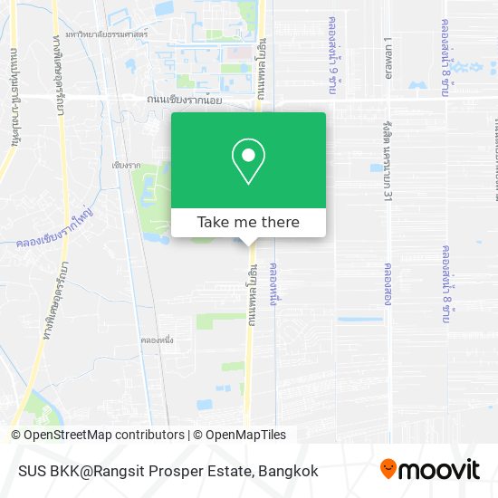 SUS BKK@Rangsit Prosper Estate map