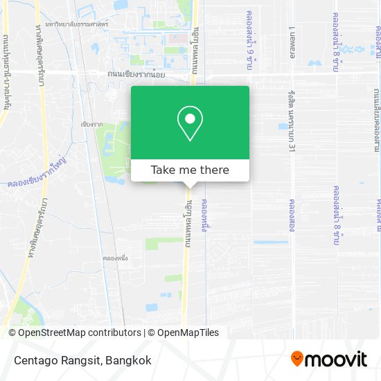 Centago Rangsit map