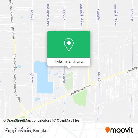 ธัญบุรี พริ้นติ้ง map