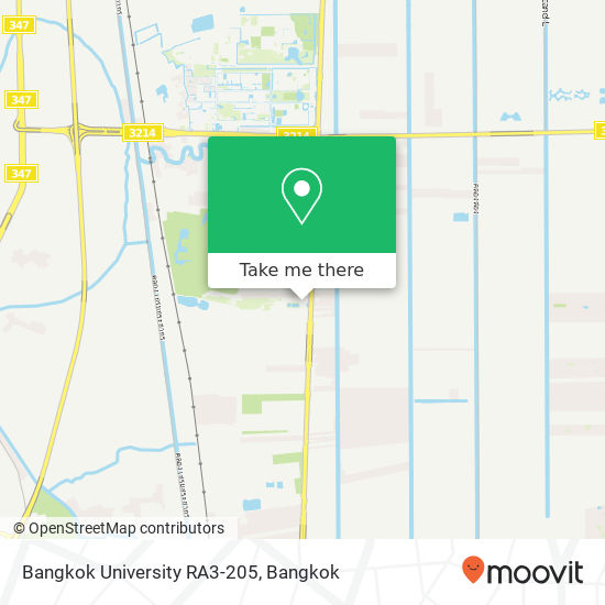 Bangkok University RA3-205 map
