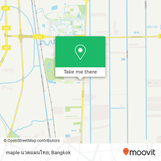 maple นวดแผนไทย map