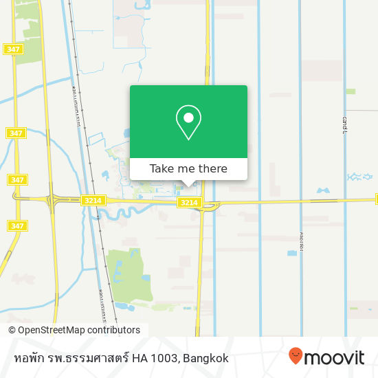 หอพัก รพ.ธรรมศาสตร์ HA 1003 map