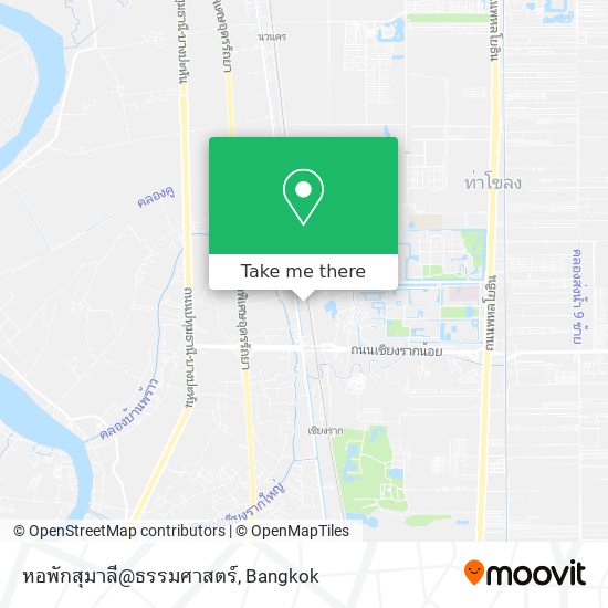 หอพักสุมาลี@ธรรมศาสตร์ map