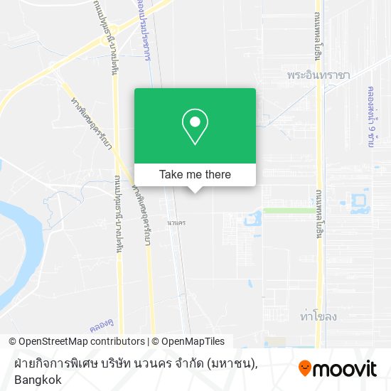 ฝ่ายกิจการพิเศษ บริษัท นวนคร จำกัด (มหาชน) map