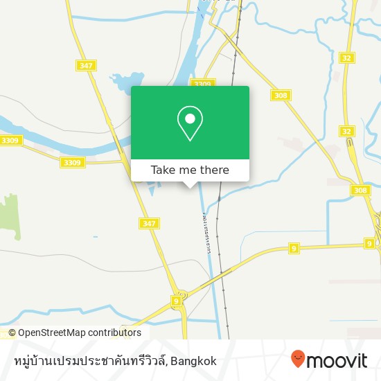 หมู่บ้านเปรมประชาคันทรีวิวล์ map