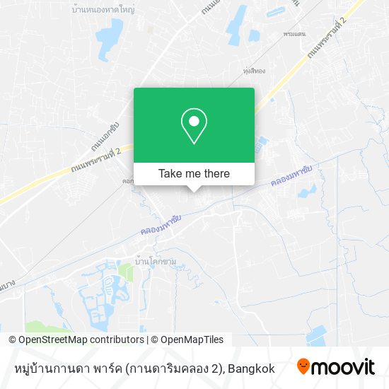 หมู่บ้านกานดา พาร์ค (กานดาริมคลอง 2) map