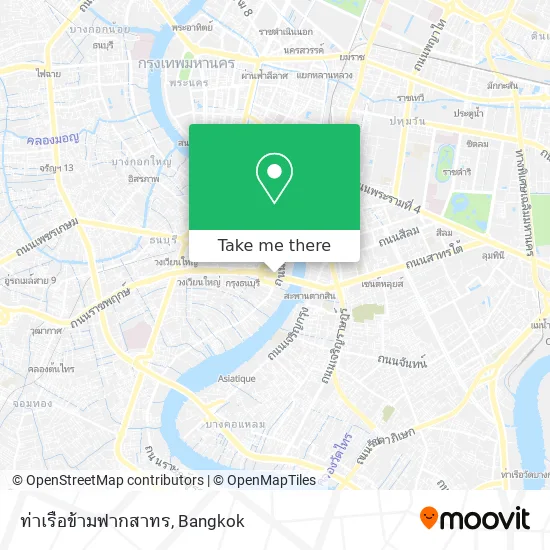 ท่าเรือข้ามฟากสาทร map