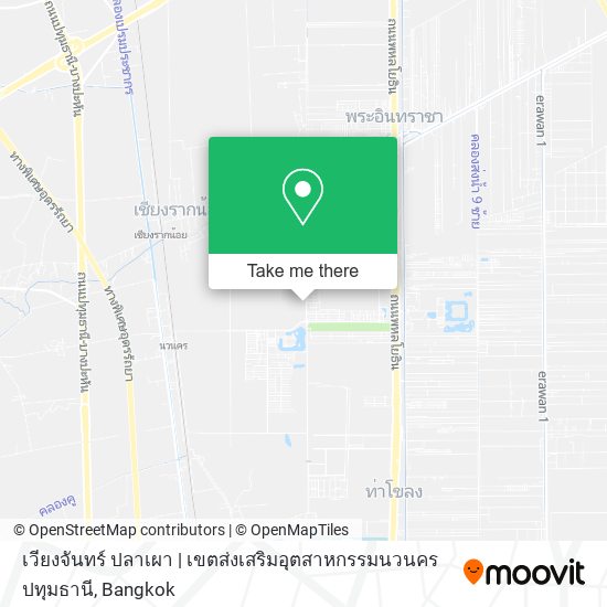 เวียงจันทร์ ปลาเผา | เขตส่งเสริมอุตสาหกรรมนวนคร ปทุมธานี map