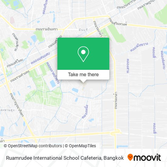 Ruamrudee International School Cafeteria map