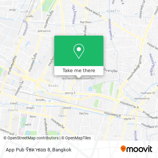App Pub รัชดาซอย 8 map