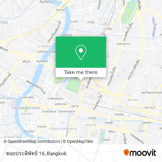 ซอยประดิพัทธ์ 16 map