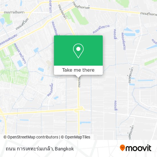 ถนน การเคหะร่มเกล้า map