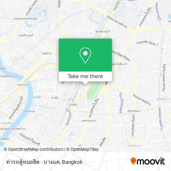 ท่ารถตู้หมอชิต - บางแค map