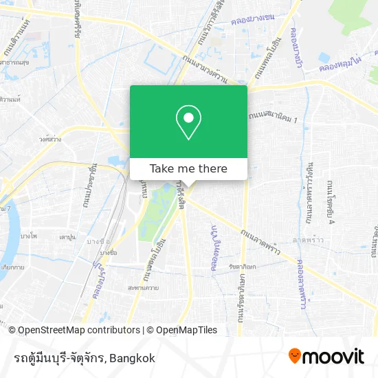 รถตู้มีนบุรี-จัตุจักร map