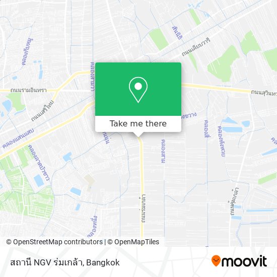 สถานี NGV ร่มเกล้า map
