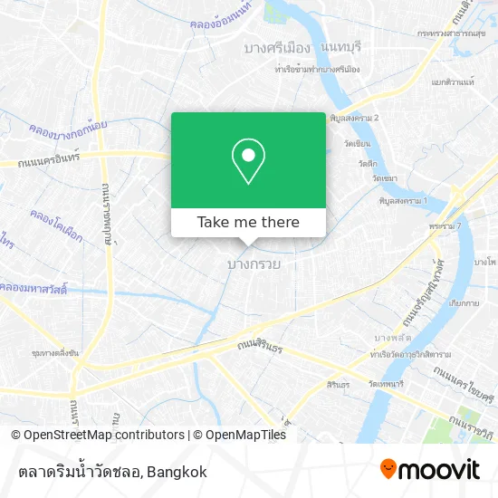 ตลาดริมน้ำวัดชลอ map