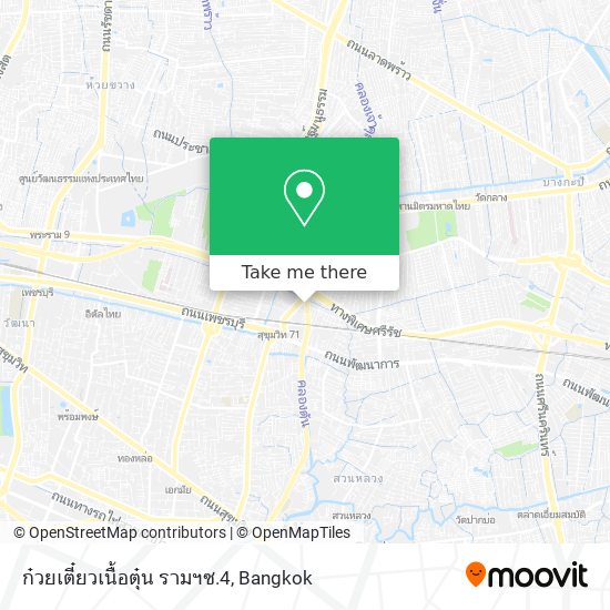 ก๋วยเตี๋ยวเนื้อตุ๋น รามฯซ.4 map