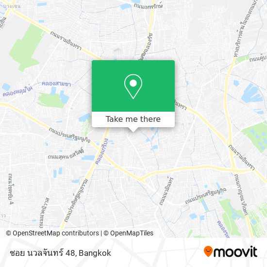 ซอย นวลจันทร์ 48 map
