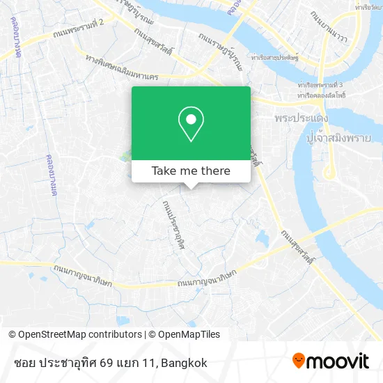 ซอย ประชาอุทิศ 69 แยก 11 map