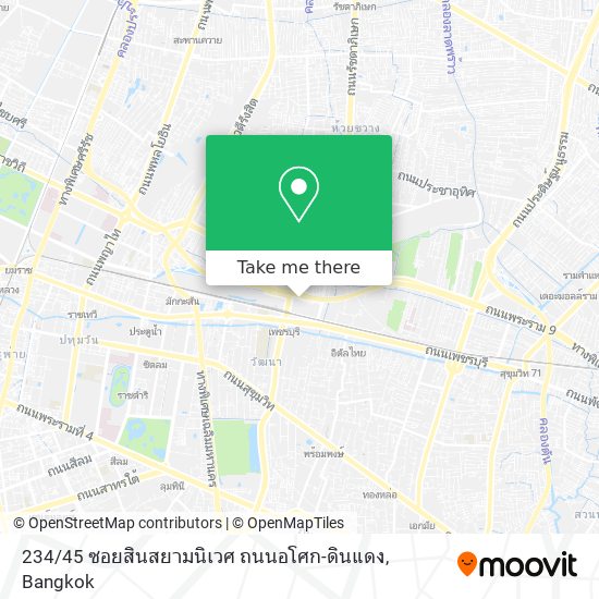 234 / 45 ซอยสินสยามนิเวศ ถนนอโศก-ดินแดง map