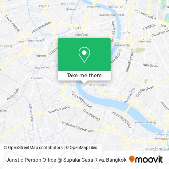Juristic Person Office @ Supalai Casa Riva map
