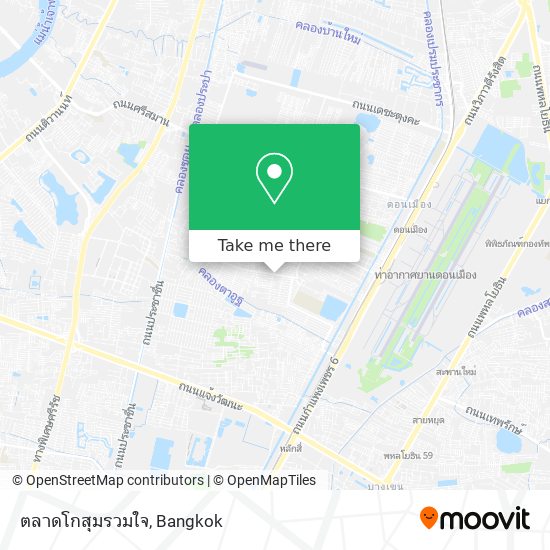 ตลาดโกสุมรวมใจ map