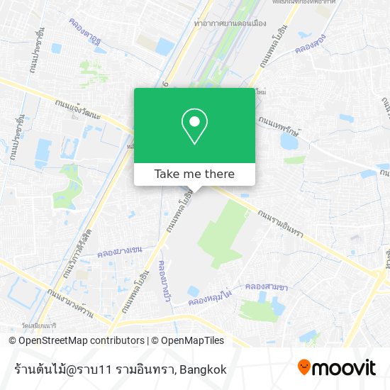 ร้านต้นไม้@ราบ11 รามอินทรา map