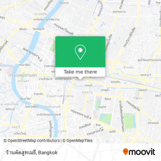 ร้านตัดสูทเมธี map