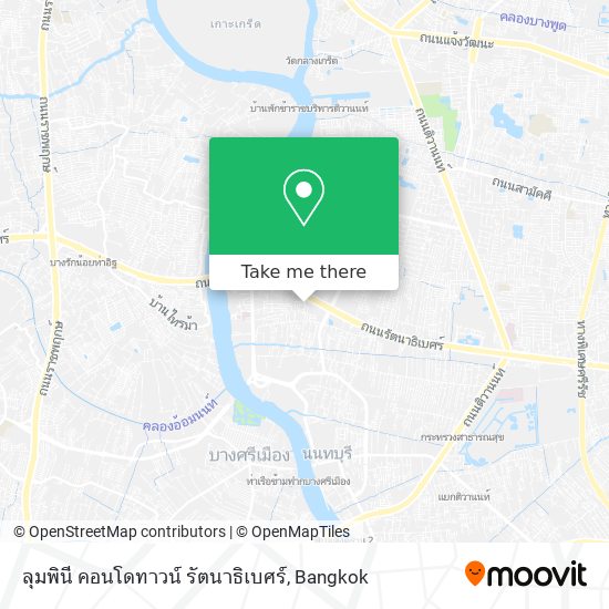 ลุมพินี คอนโดทาวน์ รัตนาธิเบศร์ map