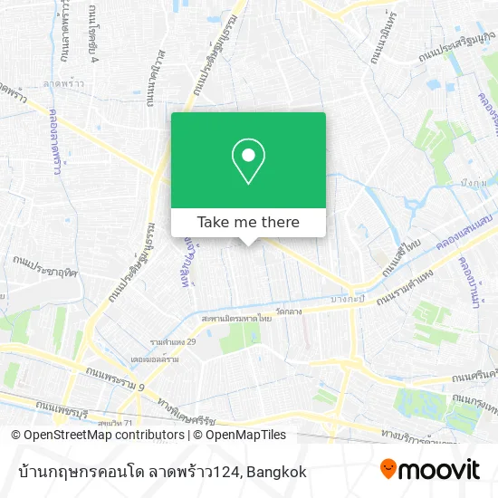 บ้านกฤษกรคอนโด ลาดพร้าว124 map