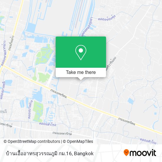 บ้านเอื้ออาทรสุวรรณภูมิ กม.16 map