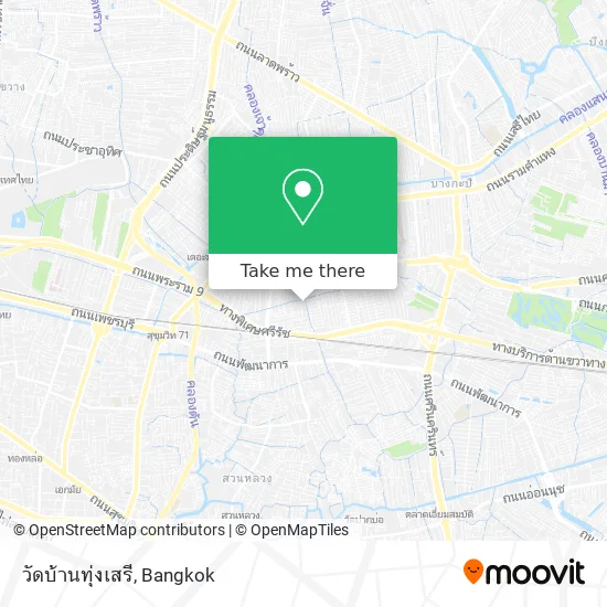 วัดบ้านทุ่งเสรี map
