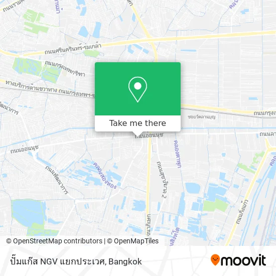 ปั๊มแก๊ส NGV แยกประเวศ map