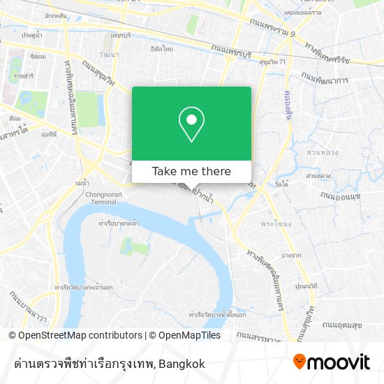 ด่านตรวจพืชท่าเรือกรุงเทพ map